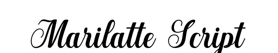 Marilatte Script Font Download Free